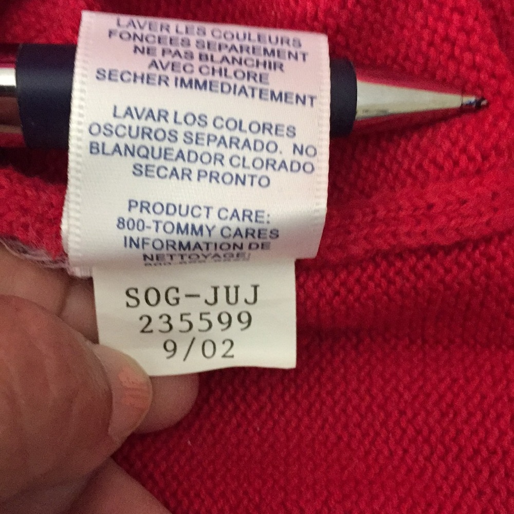 - Tommy jeans women sweater size L - Picture 6 of 7